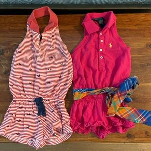 Ralph Lauren Polo 2t Rompers
